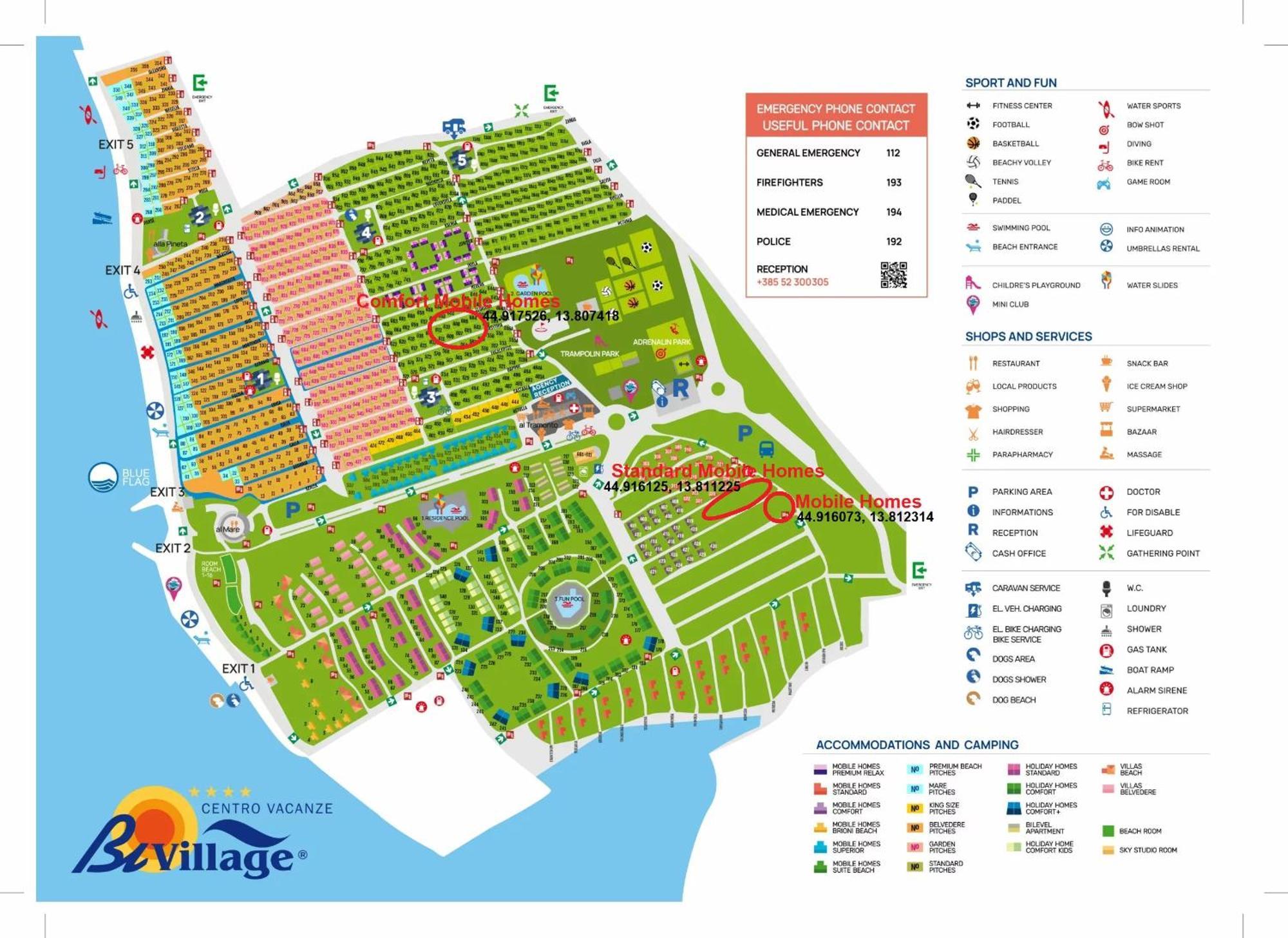 Plamar Mobile Homes Bi Village Fažana Eksteriør billede